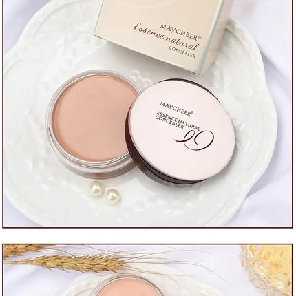 4Color Waterproof Full Coverage Concealer for Tattoos Scars Acne Marks Dark Circles Natural Finish Foundation for All Skin Tones