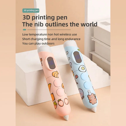 Professional Educational Toy Printing 3D Pen Printing Pen 3D Print for Kids Low Temperature With Free PCL Filament Smart Toys