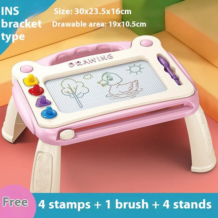 Children's Drawing Board Baby Magnetic Writing Board 1-3 Years Old Kidsren's Graffiti Painting Erasable Magnetic Home Drawing Toy