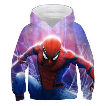 Boys Marvel Spider-Man Venom Hoodie Spring Sportswear Hooded Anime Graphic Kids Outfit Trucksuit