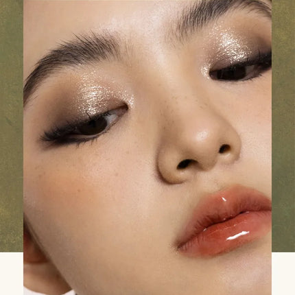 Girlcult compendium Eyeshadow 4 Color Chameleon Smoke Shimmer Glitter Eyeshadow Highly Pigmented Eye Palette Natural Colors
