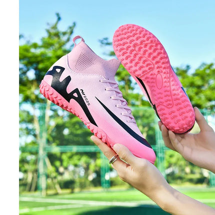 Original Men Football Field Boots Professional Society Indoor Boys Soccer Shoes Match Training Resistant Kids Football Shoes