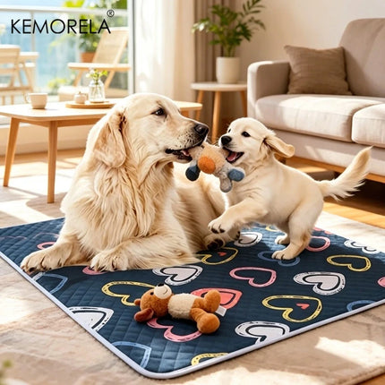 Kemorela Dog Cooling Mat Dog Training Pads  Washable Reusable Odor Resistant Durable Easyto Clean Suitable For All Seasons