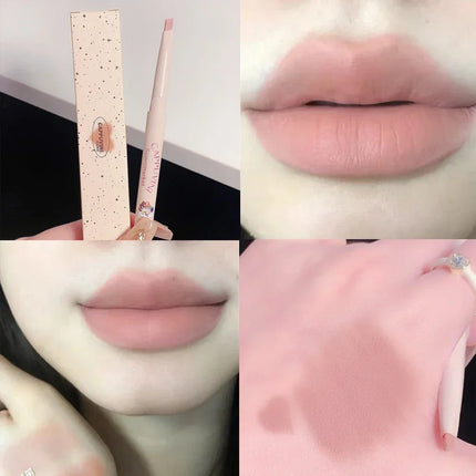 Milk Matte Smooth Lip Liner Pen Makeup Waterproof Lasting Contouring 3D Lips Lip Stick Pencil Nude Pink Lip Tint Lips Cosmetic