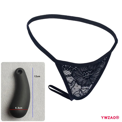 YWZAO Plug Anus Panties Fisting Ass Anal Erotic Invisible Thong Women Sexy Underwear Toys Butt Dildo Adult N11 Black Combination