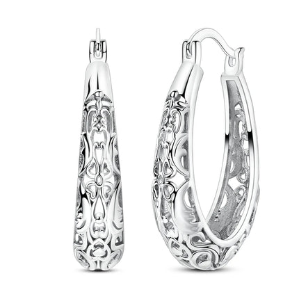 2025 New 925 Sterling Silver Earrings Simple Bow Strawberry Butterfly Hoop Stud Earrings for Wedding Party Women Jewelry Girls