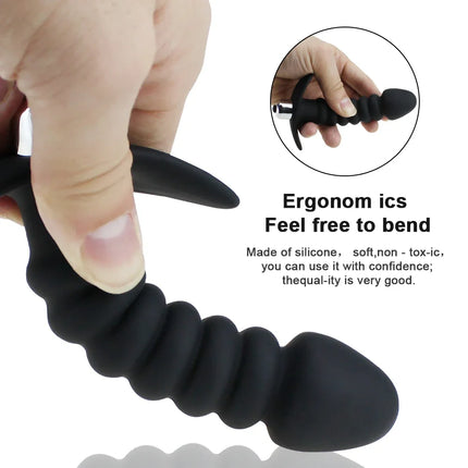 Vibrating Anal Beads Dildo Butt Plug Prostate Massager Anus Expander Female Clitoris Stimulate G-Spot Orgasm Sex Toys for Women