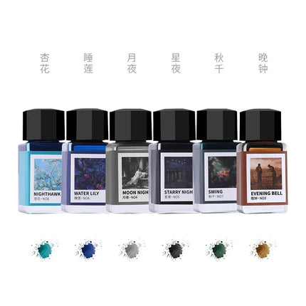 Tramol 26 Colors 18ml Various Colors Ink Glass Bottled Ink Fountain Pens Ink Cartridge School Office Supplies Stationery