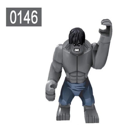Building blocks, Marvel superheroes, assembled dolls, Spider Man, Iron Man, Venom, Shark, Deadpool, DIY gifts, children's toys