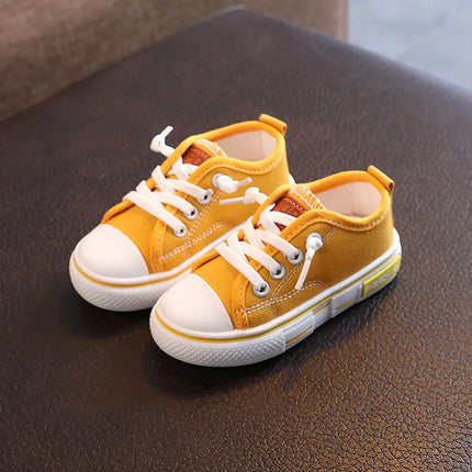 2025 New Children's Canvas Shoes Fashion Baby Board Shoes Girls' Breathable Single Shoes Boys' Casual Shoes