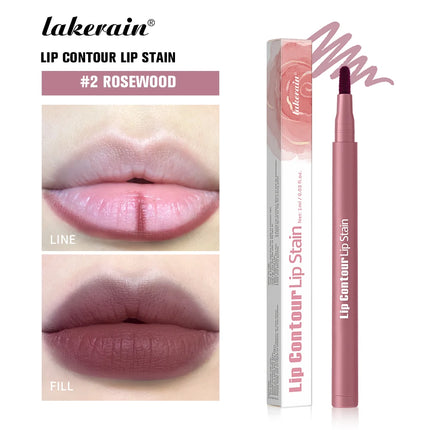 Lakerain Lip Liner Pencil Ballpoint Felt Tip Transfer-proof Lip Liner Stain Smudge-proof Waterproof Lip Liners Natural Makeup
