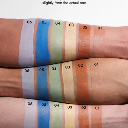 YOUNG VISION 6 Colors Hydrating Fresh Concealer Brightens Skin Tone and Covers Blemishes and Dark Eye Circles Concealer