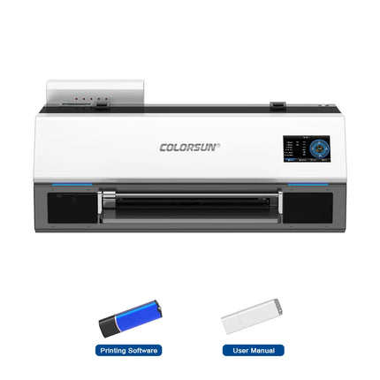 Colorsun DTF Printer For Epson XP600 Impresora A3 dtf printing machine With Oven A3 DTF Printer For T-Shirt Hoodies bag Fabric