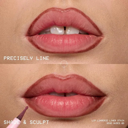 Matte 12 color lipliner, outline lip lipstick lipliner, waterproof, sweat resistant, smooth, dripping liquid lip liner