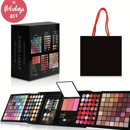 177 Color Makeup Set Including Eyeshadow Palette Blush lip Gloss Concealer,All-in-one Women's Makeup et,Complete Set with Mirror