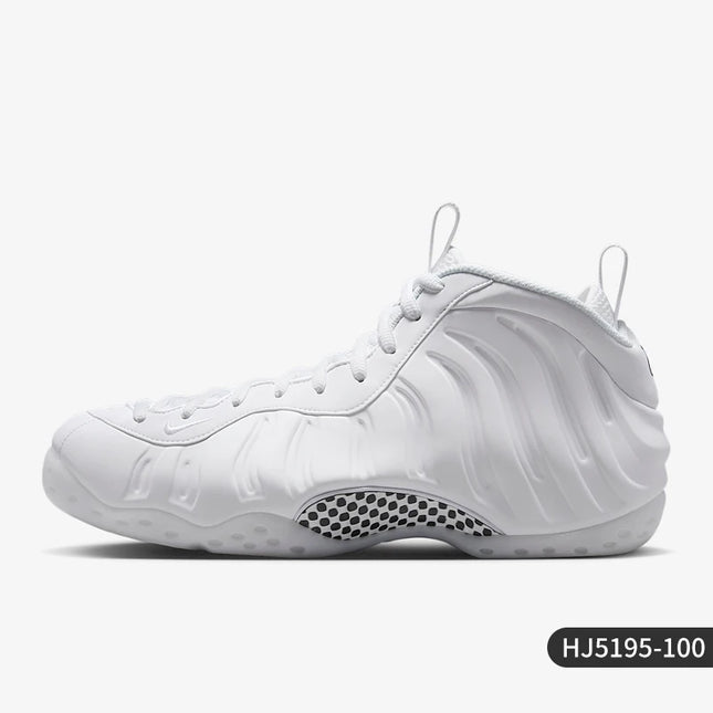 Nike genuine Air Foamposite Men's Mid-top Cushioned Basketball Shoes HJ5195-100