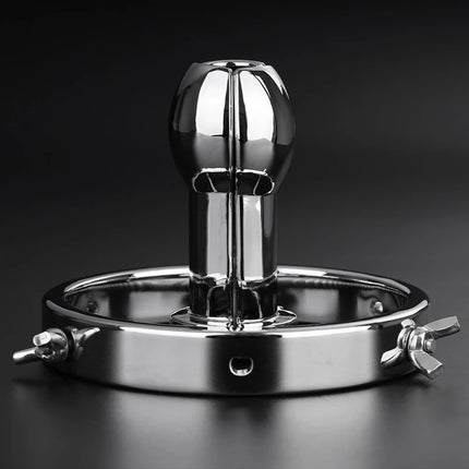 Metal Huge Anal Dilatador Anal Expander Vaginal Dilator Anus Speculum Hollow Butt Plug Vaginal Speculum Women Men Adult Sex Toys