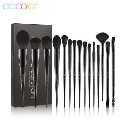 Docolor Makeup Brush Set Professional 10-30pcs Eyeshadow Blush Synthetic Foundation Brush Powder Contour Cosmetic Tool For Women