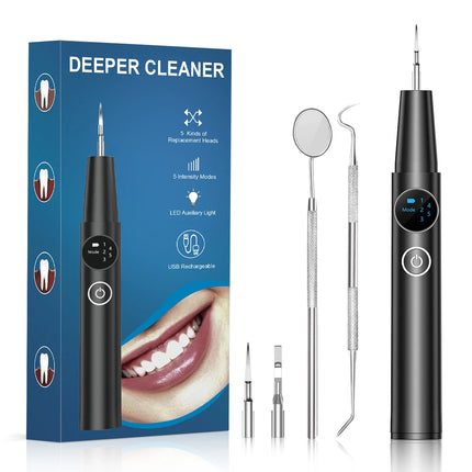 Dental Calculus Remover Ultrasonic Tooth Cleaner Tartar Eliminator Dental Ultrasound Plaque Stains Removal Teeth Whitening