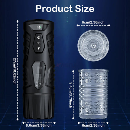Automatic Male Masturbator Thrusting Sex Toys for Men Adult Toy Male Sex Toys HandsRotating Pocket Pussy Suction Electric Penis