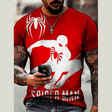 Summer 3D printed men's Marvel Venom men's T-shirt clothing casual T-shirt trendy fashion cool men's streetwear top