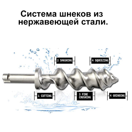 100% Hand Stainless Steel Wheatgrass Manual Juicer Auger Slow Squeezer Vegetables Fruit Citrus Juice Extractor Machine