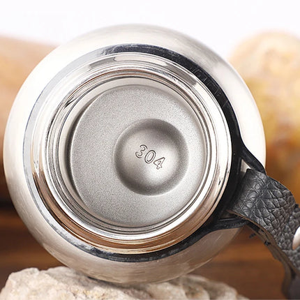304 Stainless Steel Thermos Bottle Large Capacity Vacuum Flask Insulated Tumbler with Rope for Tea Drinks Cold and Hot  Water