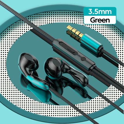 USB Type C Wired Earphone For Samsung Galaxy S25 S24 S23 S22 S21 Ultra Headphones A53 A52 A54 Note 20 3.5mm Jack Earbud Headset