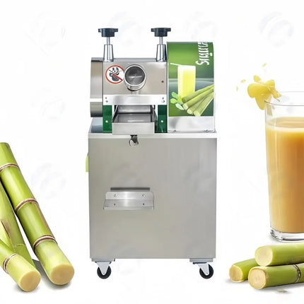 Automatic Cane Juice Squeezer / Power-Operated Electric SugarCane Juicer / Juice Extractor Press for Convenient Sugar Cane