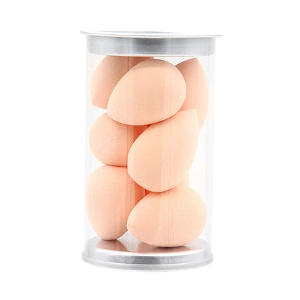 8 Pcs Mini Makeup Sponges with Storage Box - Ideal for Foundation, Cream Concealer Blending in Daily Makeup Routine