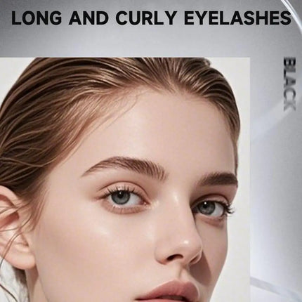 Iron Wand Mascara Beauty Makeup Curling Black Lash Eyelash Extension Waterproof Liquid Volume Mascara Long-wearing Cosmetic