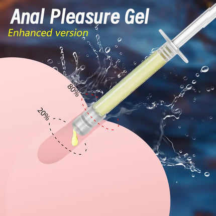 Anal Lubricant Orgasm for Gay Enhance Pleasure, Herbal-Infused Comfort Anal Lube for Couples, Non-Greasy Clean Formula