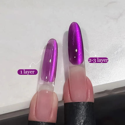 TC 10ML Purple cat eye Nail Gel polish set Semi Permanent Nail Art Soaking UV LED Nail Salon DIY Nail Salon Gel
