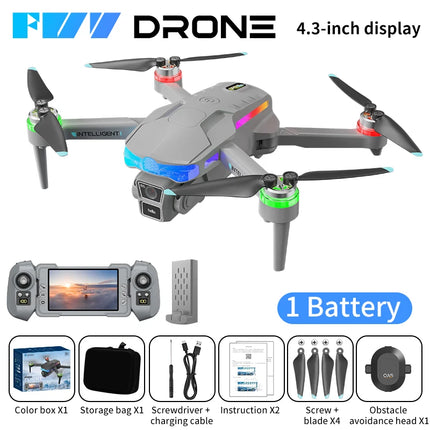 F177 Screen Control Drone 8K Professional Camera HD Aerial Photography Dual-Camera Omnidirectional Obstacle Avoidance Drone