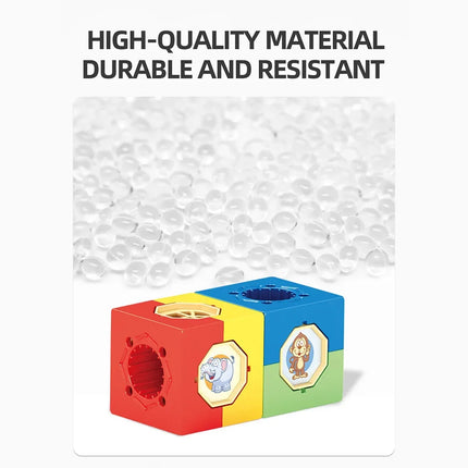 Building Block Set Marble Run Ball Bearing Toy for Children 3+ DIY Assembly Educational Construction Bricks Creative Puzzle Game