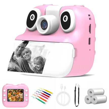 Digital Children Camera For Mini Printer Portable Photography Thermal Instant Print Photo Kids Camera 2.8inch HD Video Toy Gifts