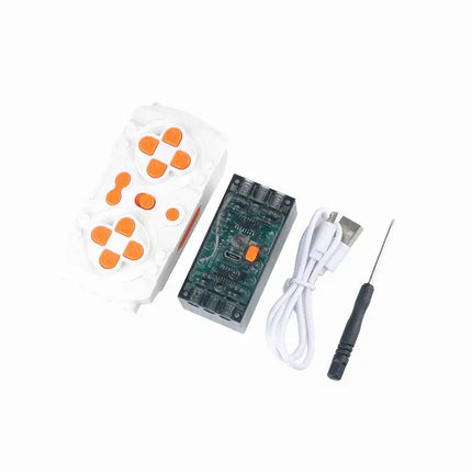 APP Smart RC Set MOC Remote Control Set Rechargeable Battery Box Blue-tooth Motor Speed Control APP Program PF Building Blocks