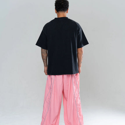 2026 Summer Inaka Power New Men's and Women's Iconic Running Oversized Loose Casual Street Y2K Casual Pink Sportswear Pants