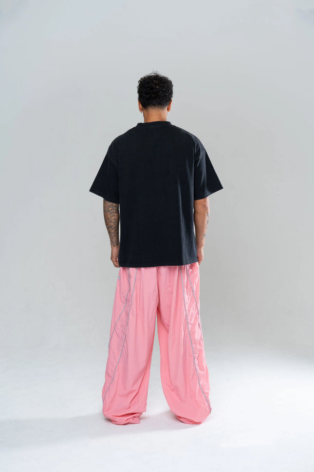 2026 Summer Inaka Power New Men's and Women's Iconic Running Oversized Loose Casual Street Y2K Casual Pink Sportswear Pants