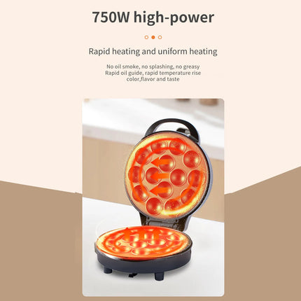 Takoyaki Maker 750W Aluminum 14 Holes Japanese Octopus Ball Maker Electric Machine for Home Breakfast