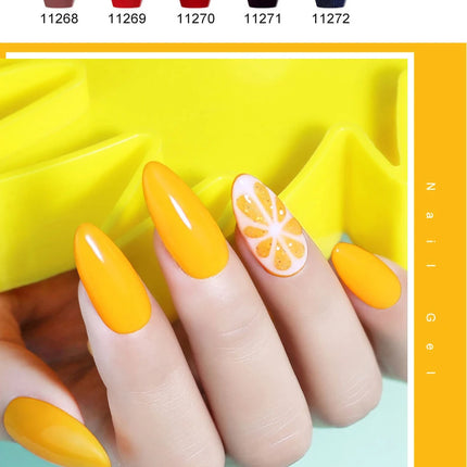 Arte Clavo Glitter Gel Nail 15ml Semi Permanent Soak Off UV Gel Varnish Nail Manicure Top Base Coat Gel Polish Art Decoration