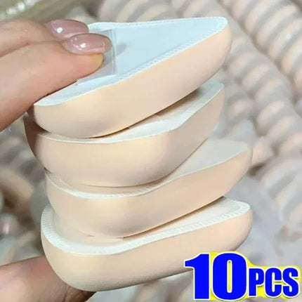 1/5/10PCS Triangle Shape Makeup Sponge Puff Dry Wet Dual-use Soft Cotton Candy Air Cushion Foundation Powder Puff