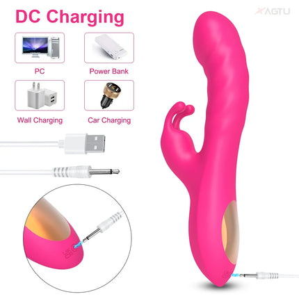 10 Modes Rabbit Vibrator for Women Vagina G-Spot Vibrator Clitoris Stimulator Female Masturbation Adult Goods Sex Toy for Women