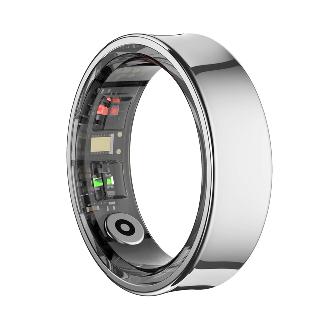 Amovan hot selling premium health sports sleep video picture remote control elegant smart ring for iOS Samsung Xiaomi phone