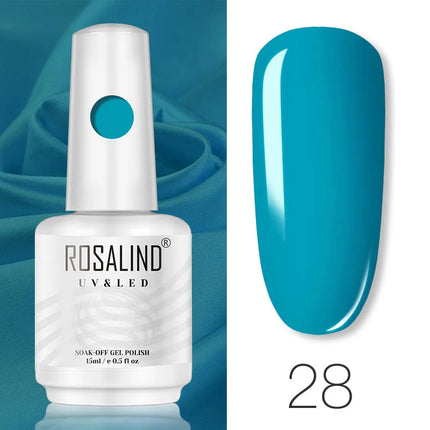 ROSALIND 15ml Nail Gel Polish Macaron Hybrid Varnish Semi Permanent Nail Art Design Soak Off Top Base Coat Esmalte UV Gel Nail