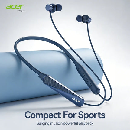 Acer Ohr561 Wireless Neckband Bluetooth Headphones, In-Ear Design, Comfortable to Wear, Bluetooth 5.4 Chip with Low Power Consumption, 20 Hours of Long Battery Life, Dedicated for Sports and Running