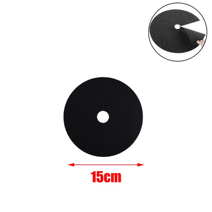 5-50pcs Non Woven Tree Cover Rings Round Protector Weed Fabric Degradable Plant Cover Mat Garden Anti Grass Tools Felt Cloth