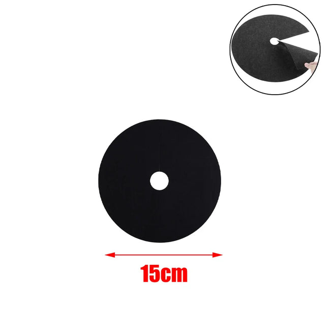 5-50pcs Non Woven Tree Cover Rings Round Protector Weed Fabric Degradable Plant Cover Mat Garden Anti Grass Tools Felt Cloth