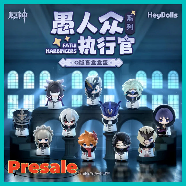 In Stock Suplay Genshin Fatui Harbinger Blind Box Blind Egg Capsules Figurine Decoration Mystery Toys Surprise Gifts Original