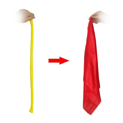 Rope to Silk Magic Rope Easy Magic Prop Close Up Magic Toy Performance Stage Magic Trick Gift for Children Kids Party Supplies